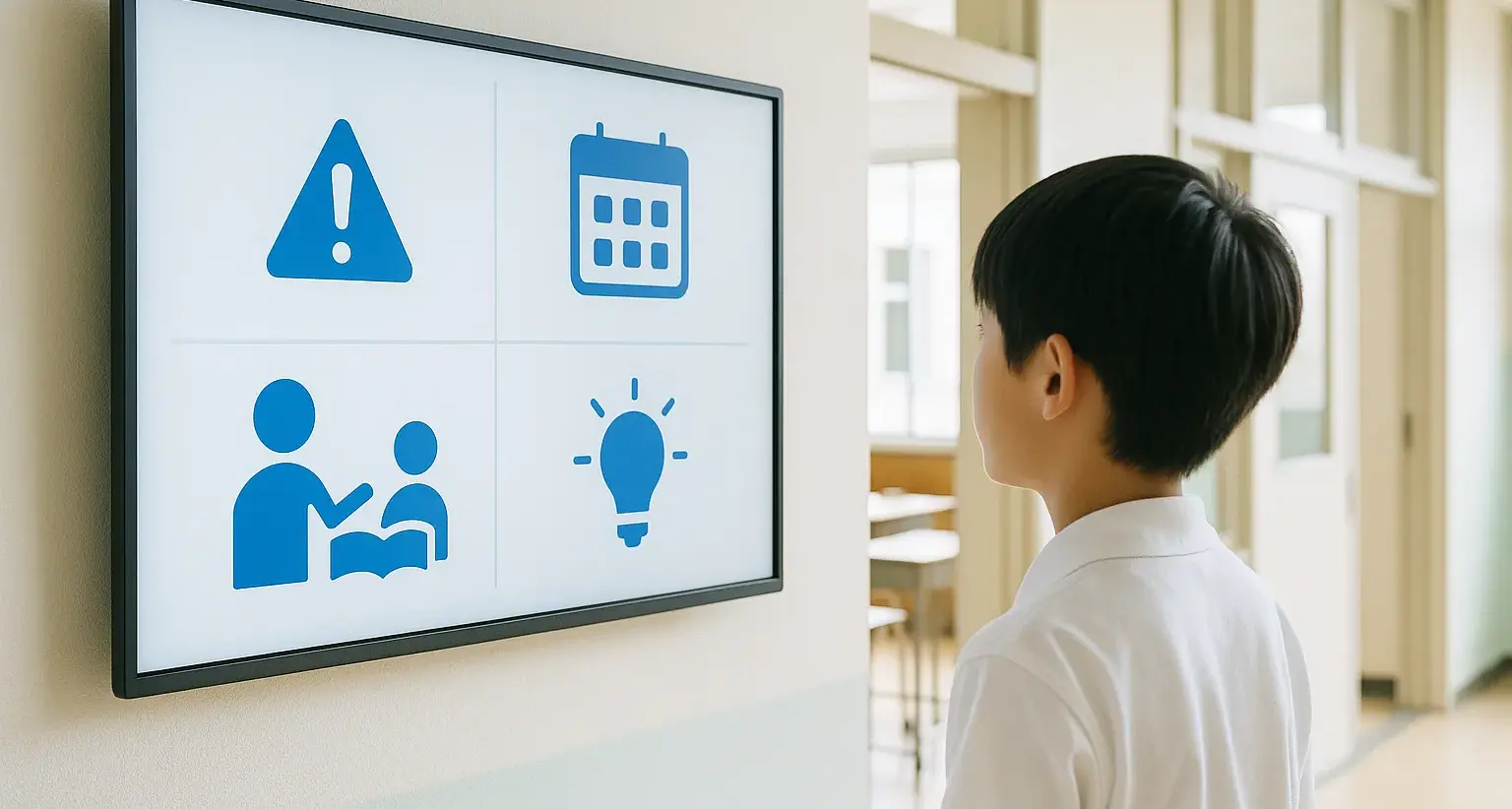 小中学校向けサイネージ